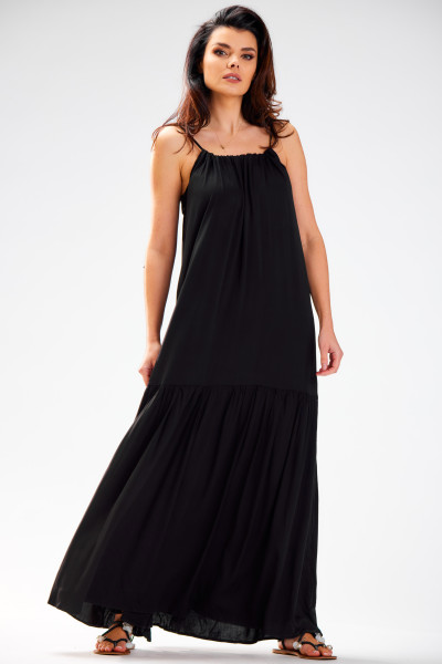 Sukienka A582 - Kolor/wzór: Czarny