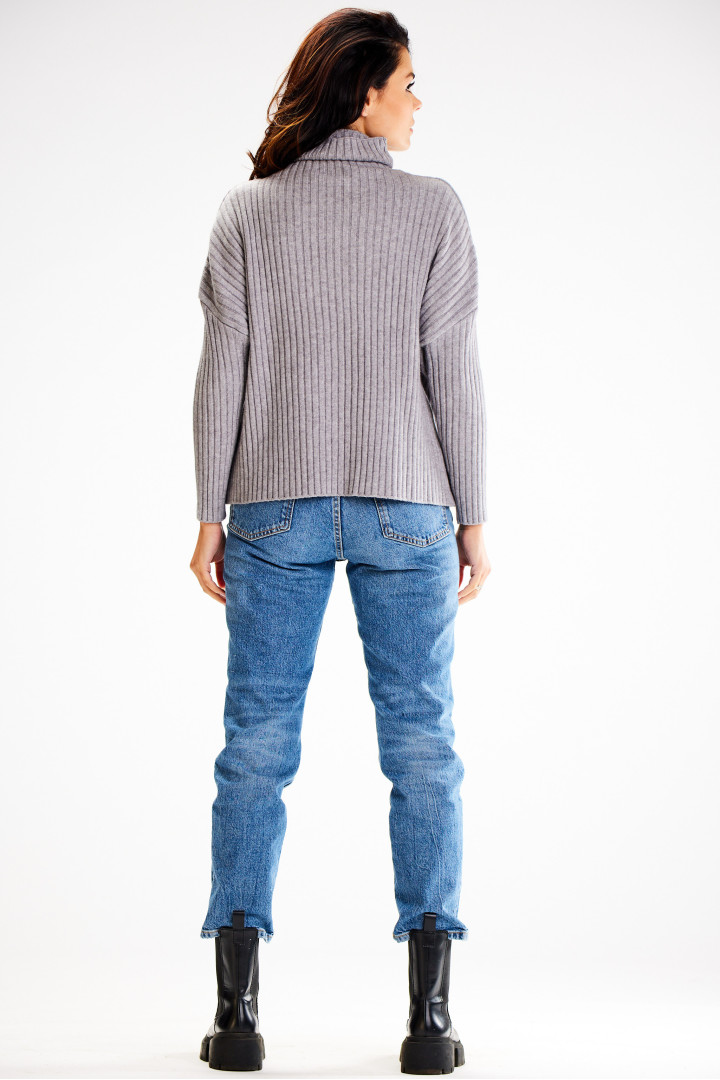 Sweter A615 - Kolor/wzór: Szary