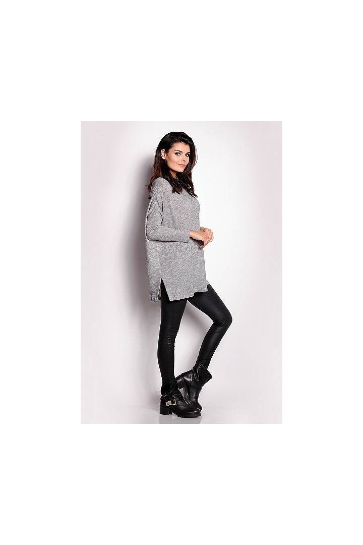 Sweter A154 - Kolor/wzór: Szary