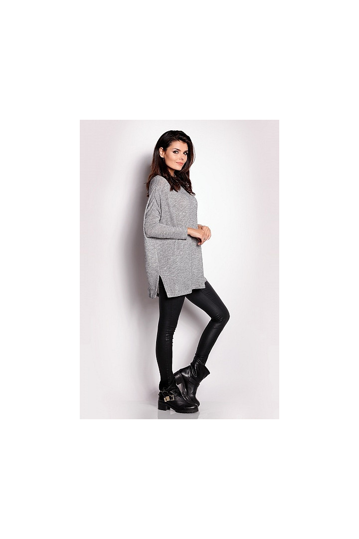 Sweter A154 - Kolor/wzór: Szary
