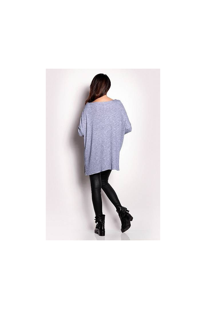Sweter A154 - Kolor/wzór: Niebieski
