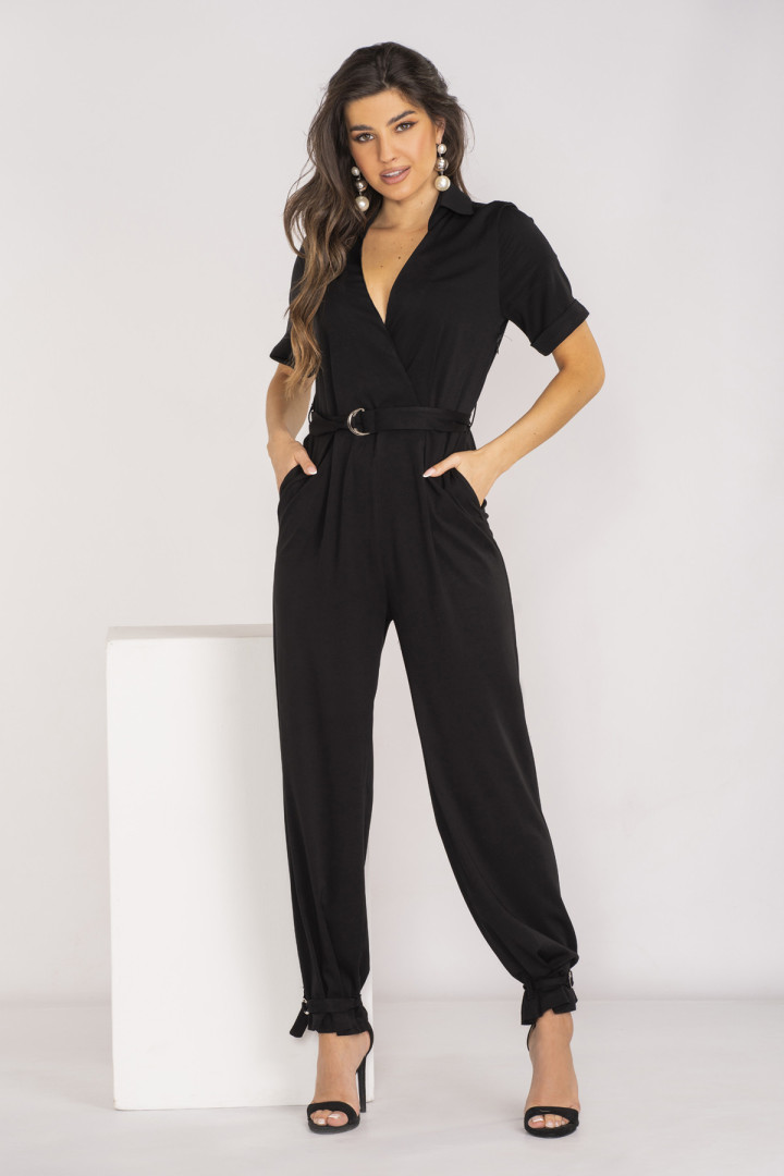 Sukienka A660 - Kolor/wzór: Czarny