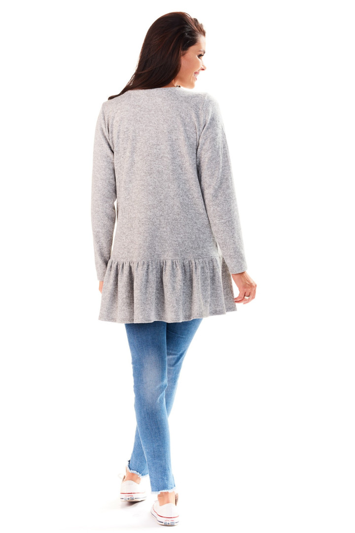 Sweter A193 - Kolor/wzór: Szary