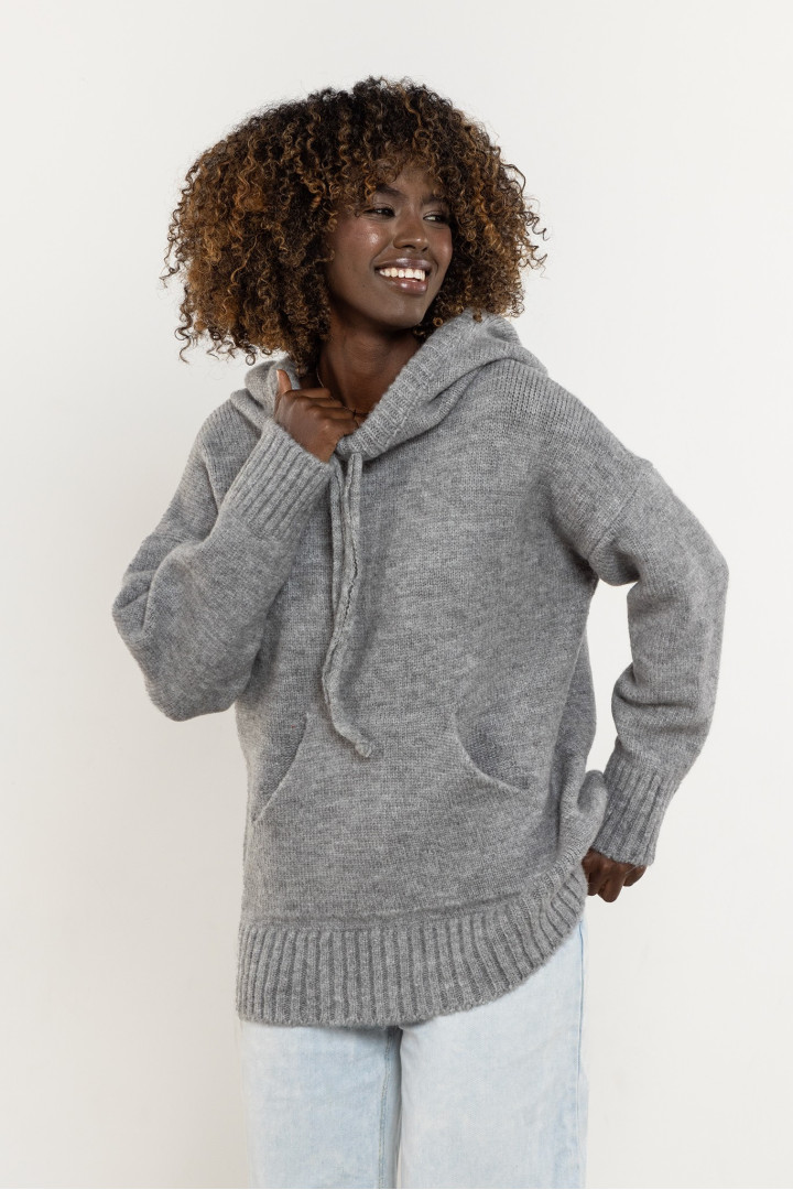 Sweter A755 - Kolor/wzór: Szary