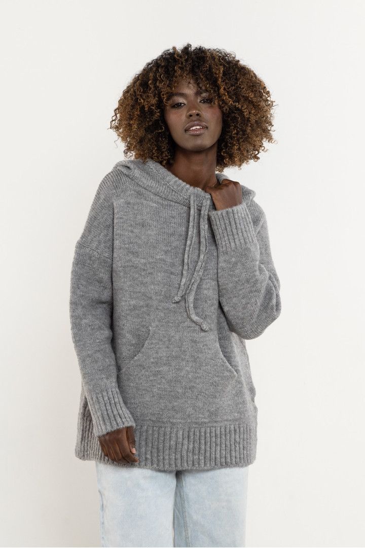 Sweter A755 - Kolor/wzór: Szary