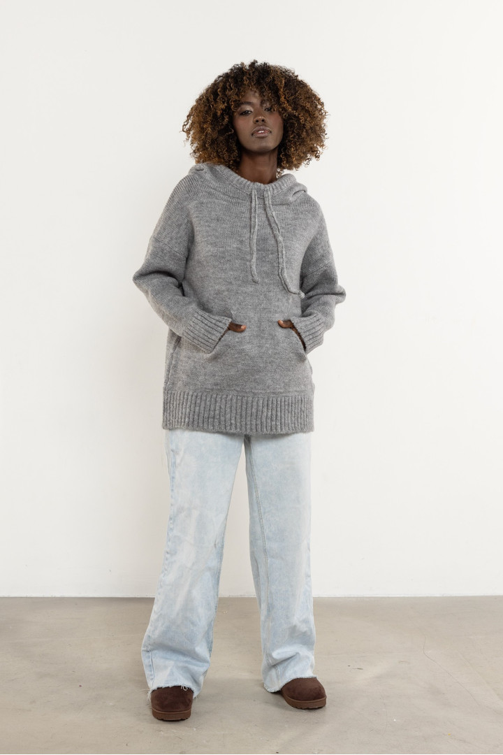 Sweter A755 - Kolor/wzór: Szary