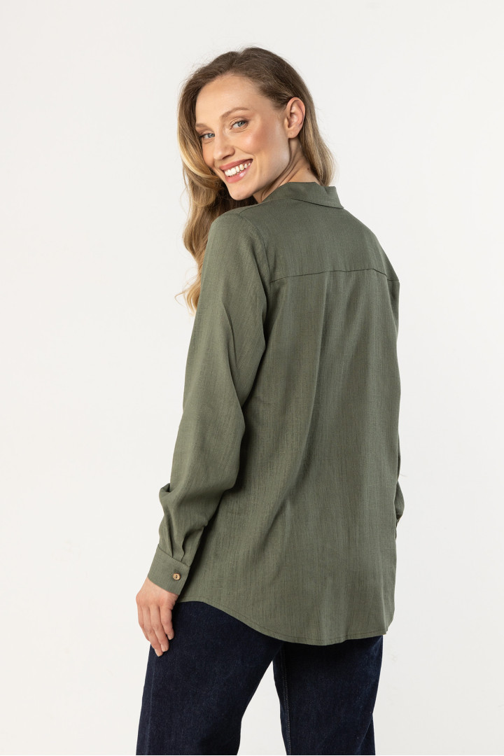 A768 Koszula - Kolor/wzór: Khaki