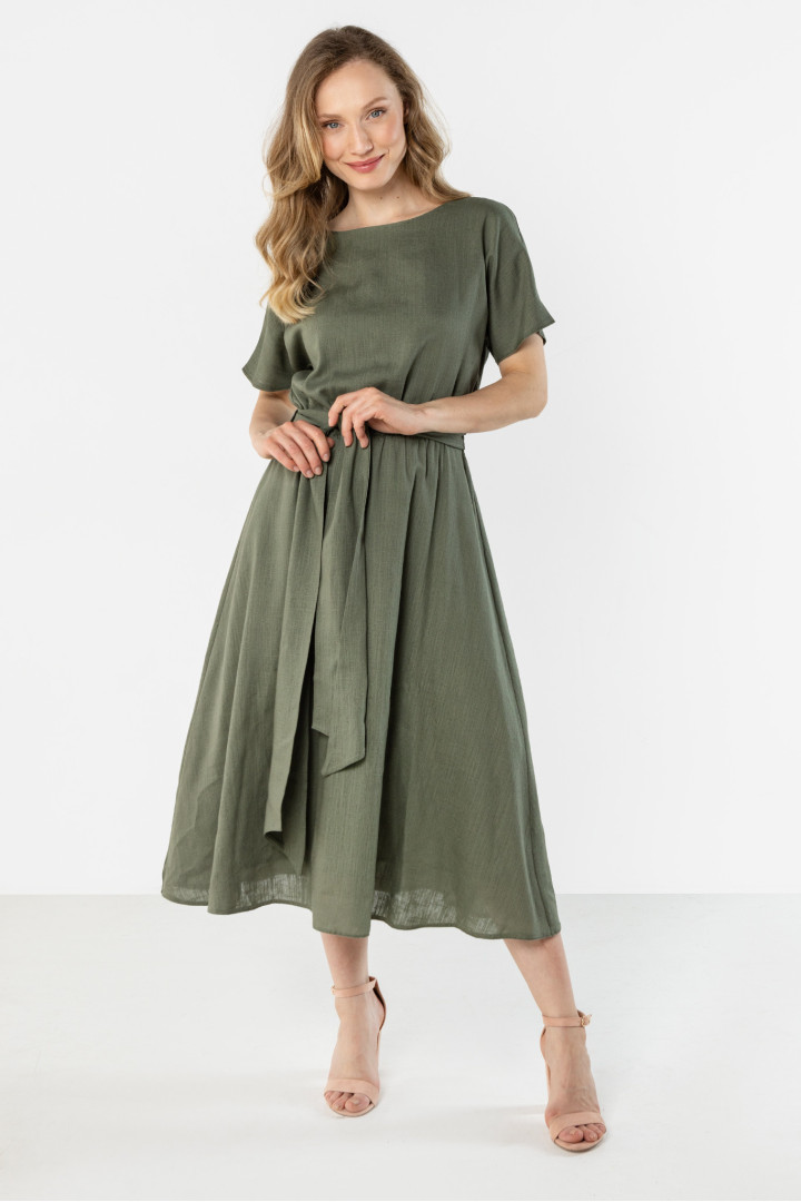 A770 Sukienka - Kolor/wzór: Khaki