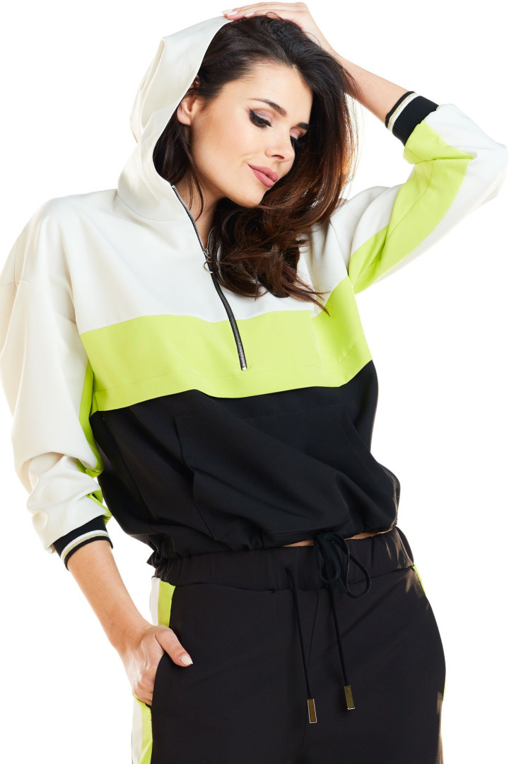 Bluza A265 - Kolor/wzór: Limonkowy