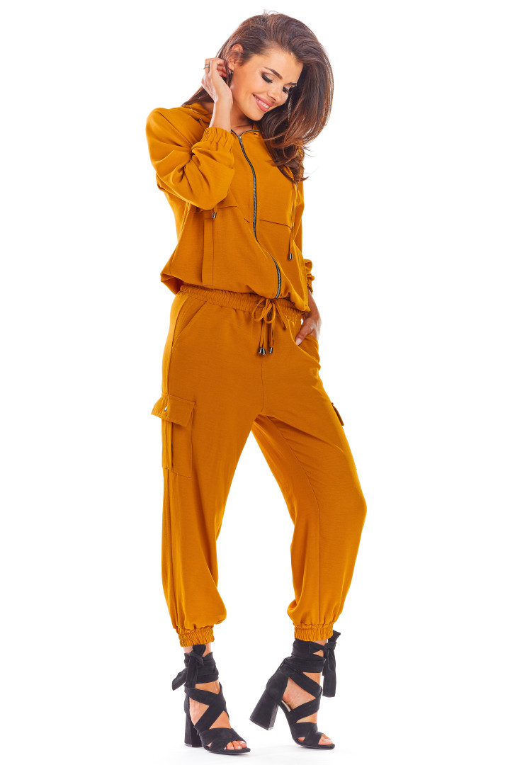 Bluza A294 - Kolor/wzór: Karmel
