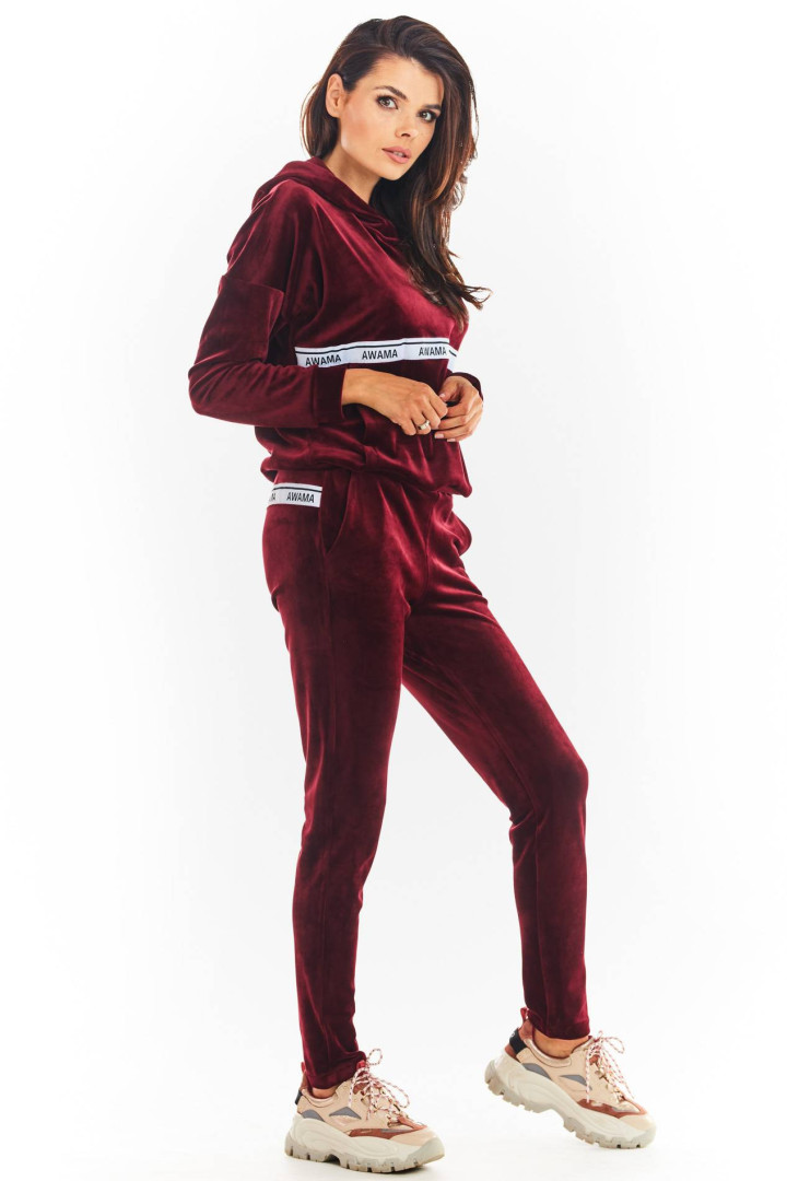 Bluza A371 - Kolor/wzór: Bordo