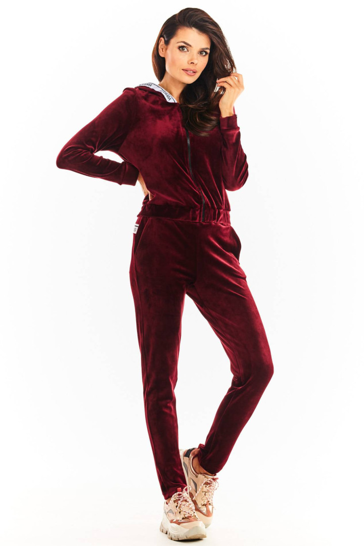 Bluza A373 - Kolor/wzór: Bordo