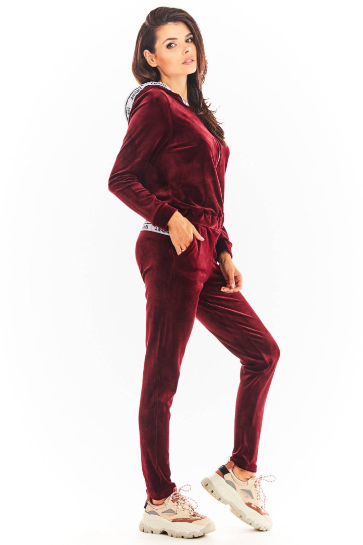 Bluza A373 - Kolor/wzór: Bordo