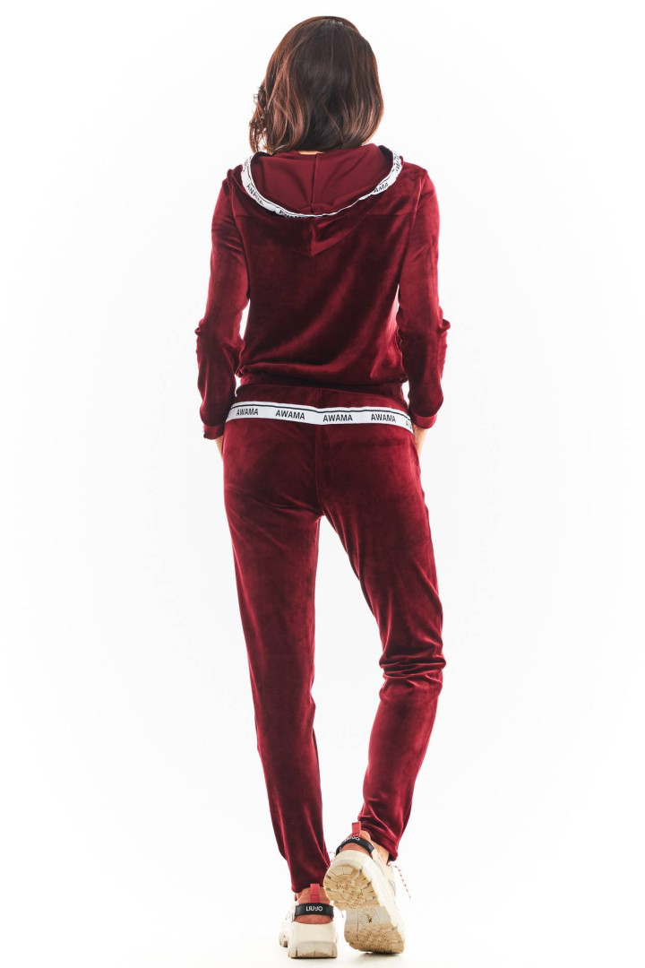 Bluza A373 - Kolor/wzór: Bordo