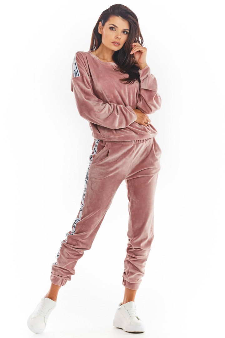 Bluza A374 - Kolor/wzór: Róż