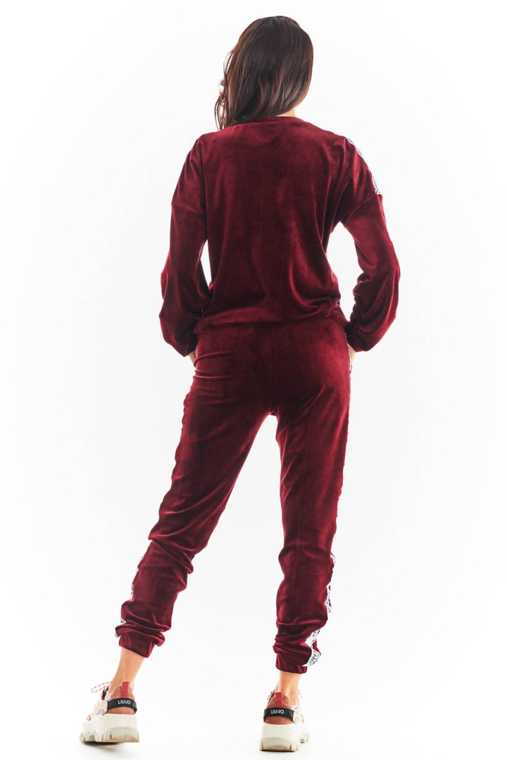 Bluza A374 - Kolor/wzór: Bordo