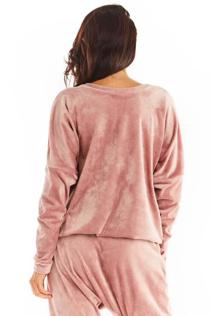 Bluza A376 - Kolor/wzór: Róż