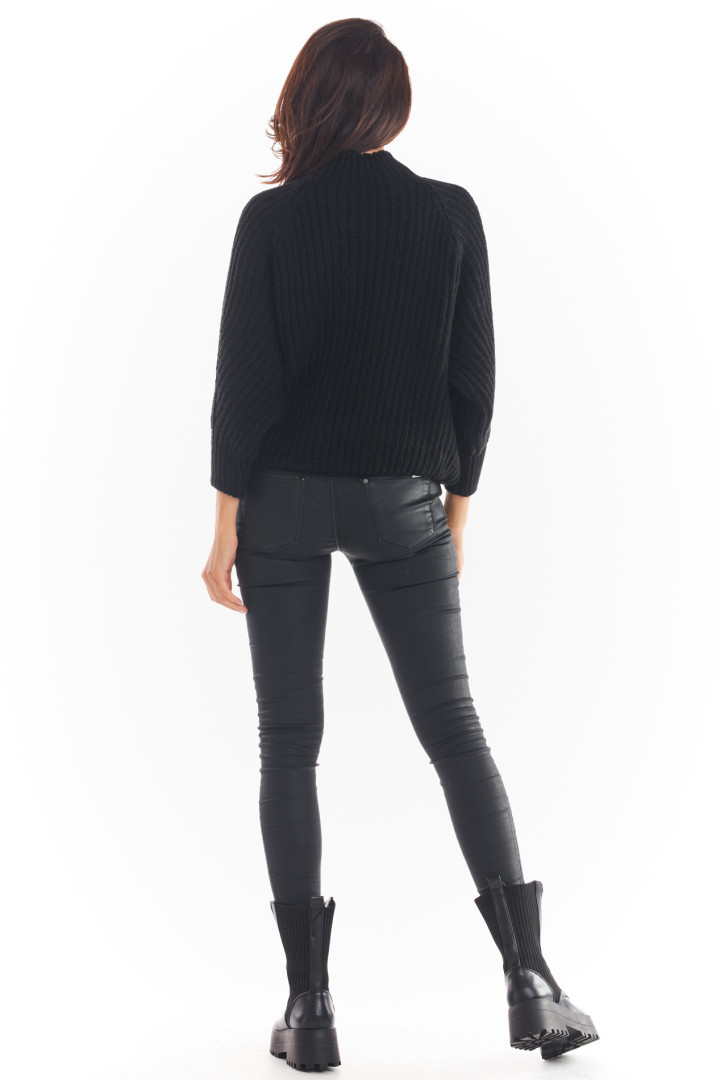 Sweter A389 - Kolor/wzór: Czarny