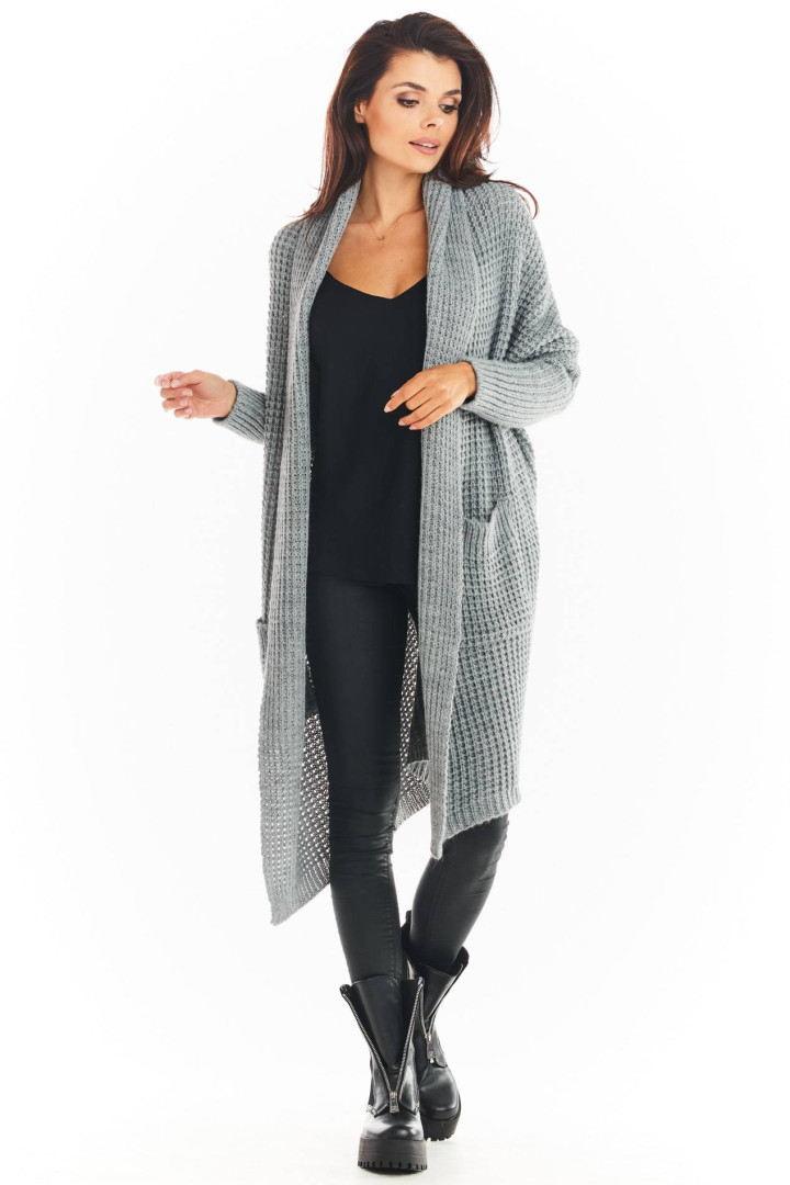 Sweter A391 - Kolor/wzór: Szary