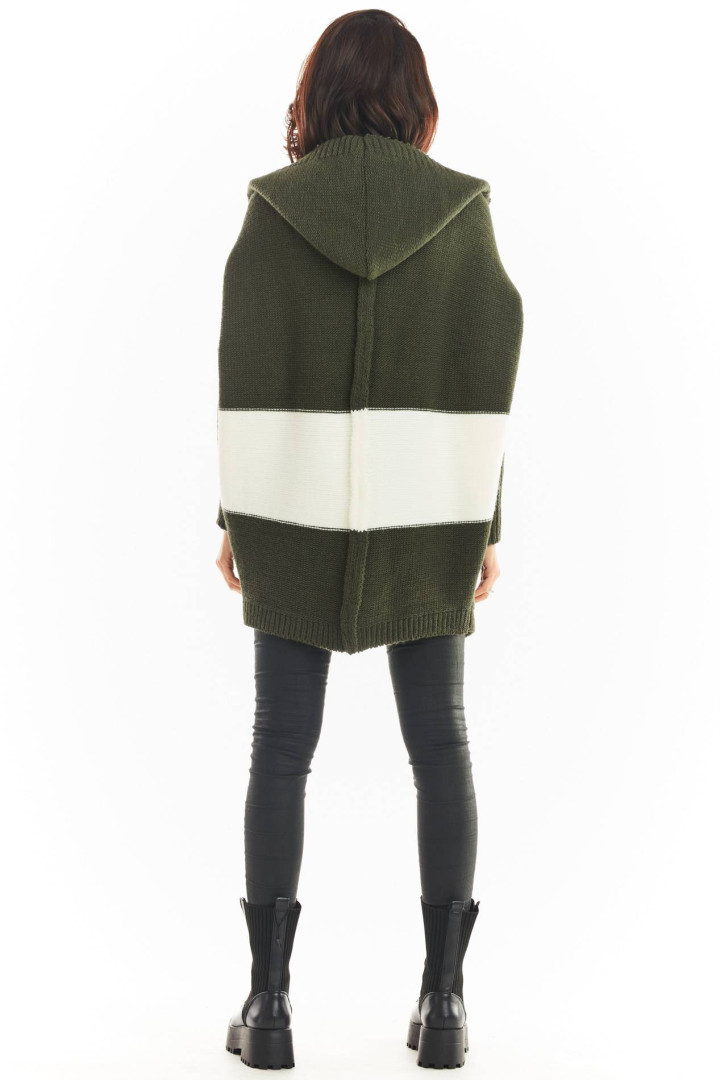 Sweter A392 - Kolor/wzór: Khaki