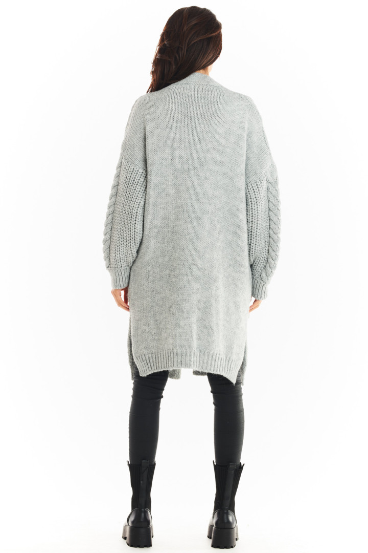 Sweter A393 - Kolor/wzór: Szary