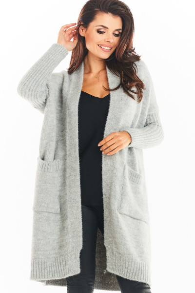 Sweter A395 - Kolor/wzór: Szary