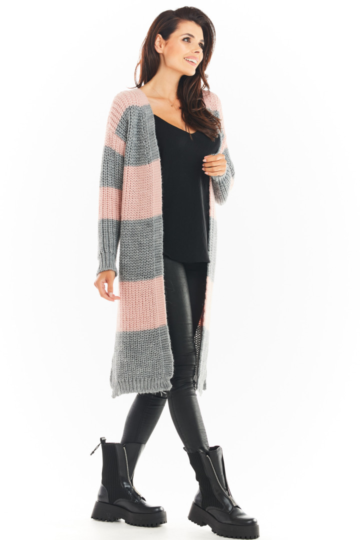 Sweter A396 - Kolor/wzór: Szary
