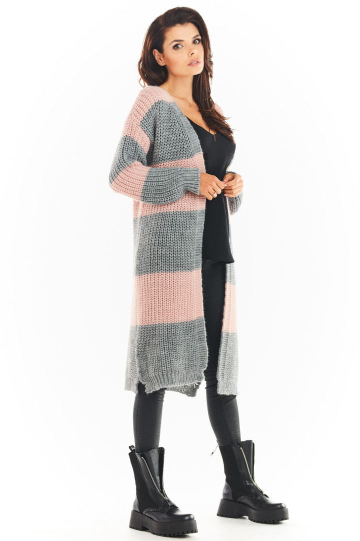 Sweter A396 - Kolor/wzór: Szary
