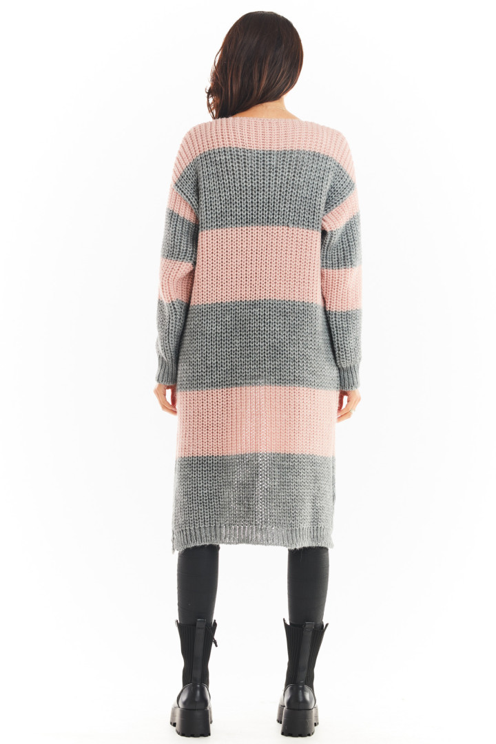 Sweter A396 - Kolor/wzór: Szary