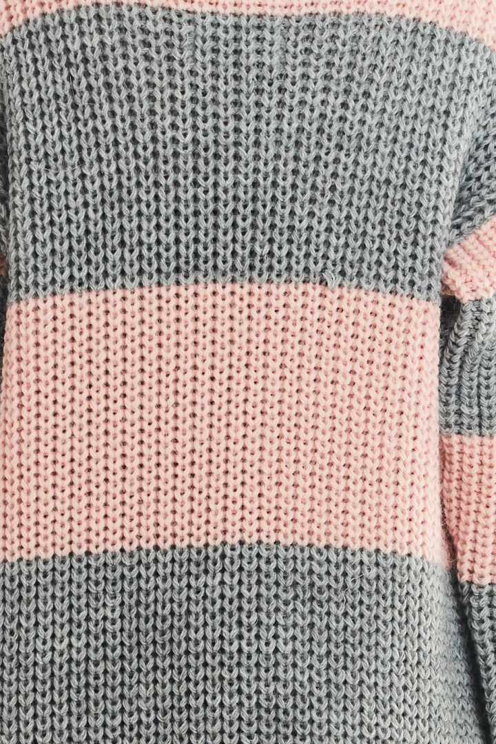 Sweter A396 - Kolor/wzór: Szary