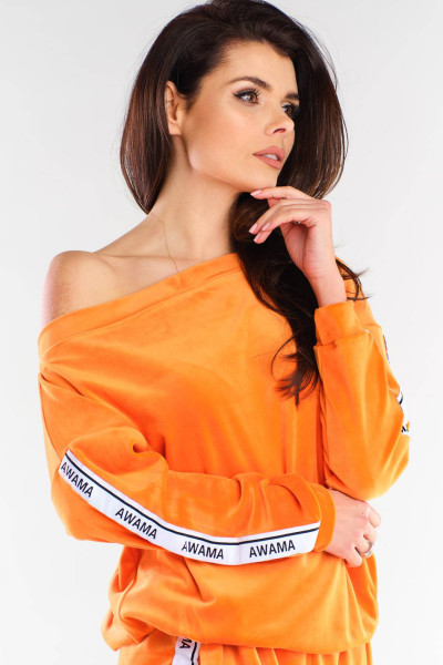 Bluza A408 - Kolor/wzór: Pomarańcz