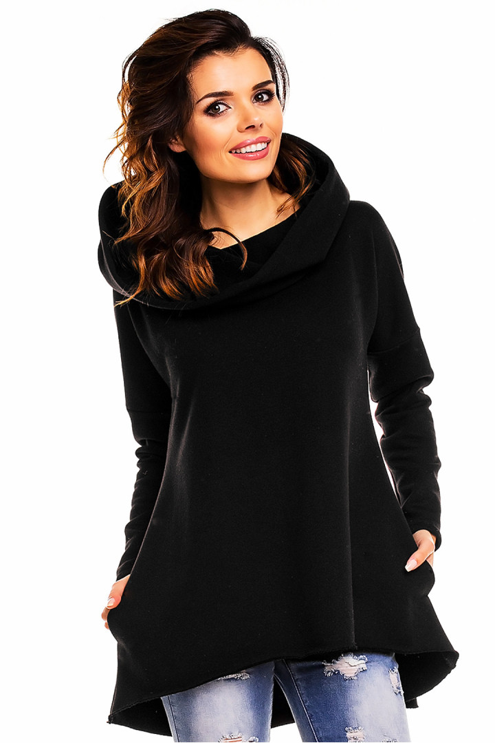Bluza A129 - Kolor/wzór: Czarny
