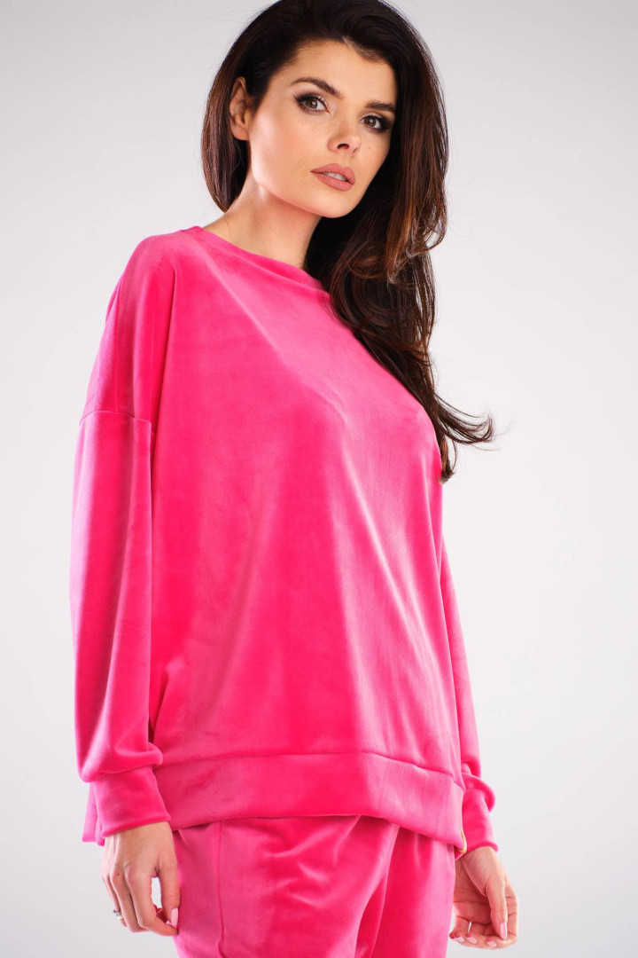 Bluza A410 - Kolor/wzór: Róż