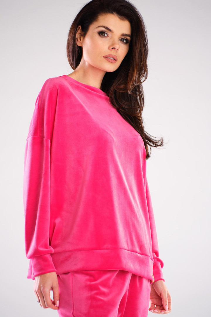 Bluza A410 - Kolor/wzór: Róż