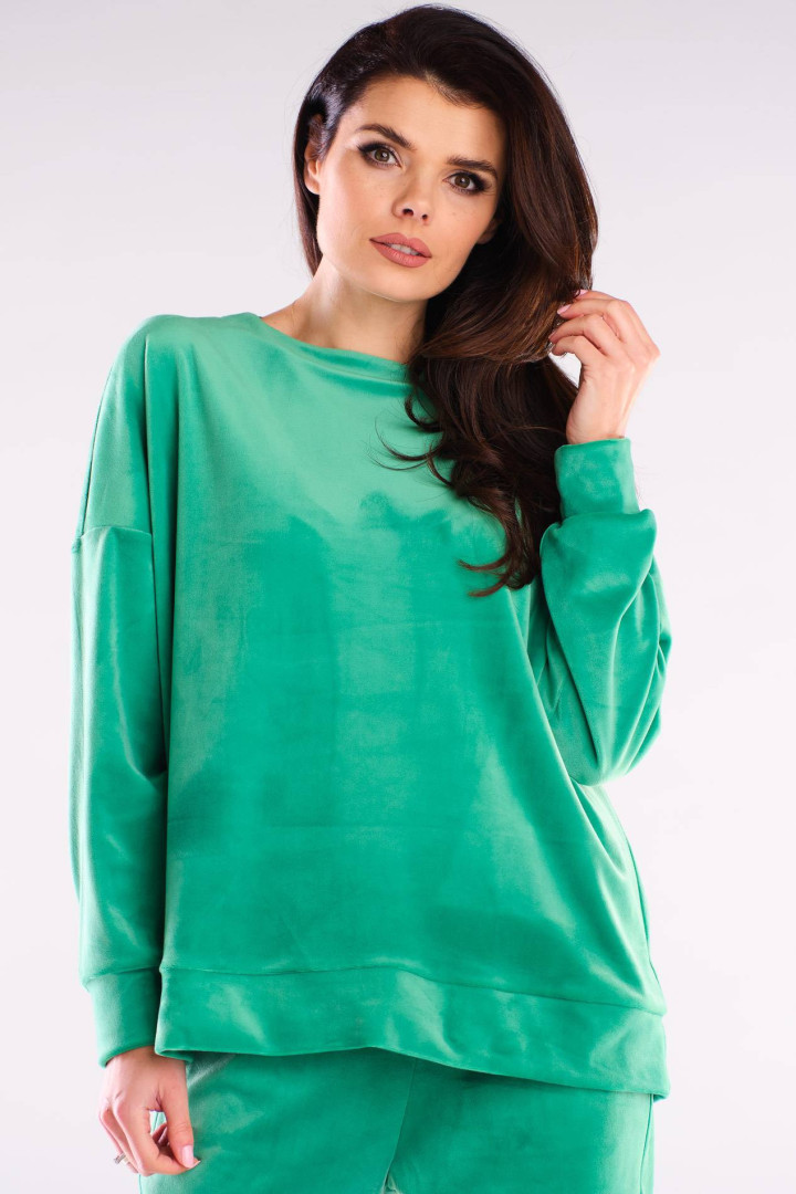 Bluza A410 - Kolor/wzór: Zielony