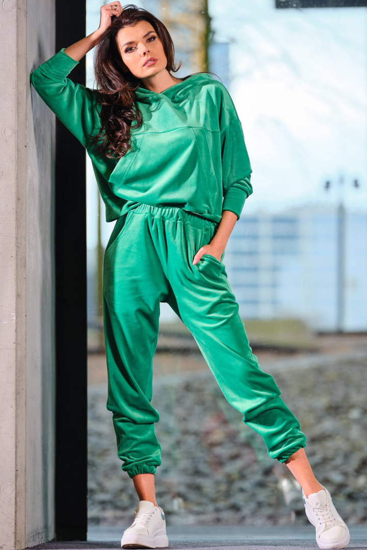 Bluza A412 - Kolor/wzór: Zielony