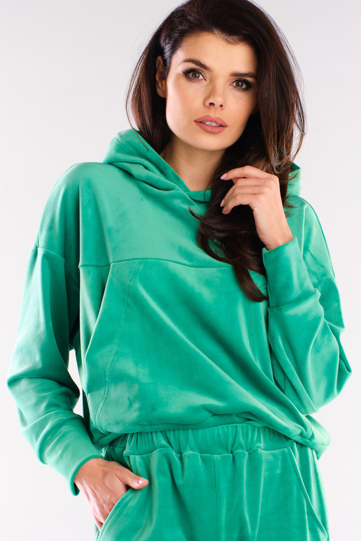 Bluza A412 - Kolor/wzór: Zielony