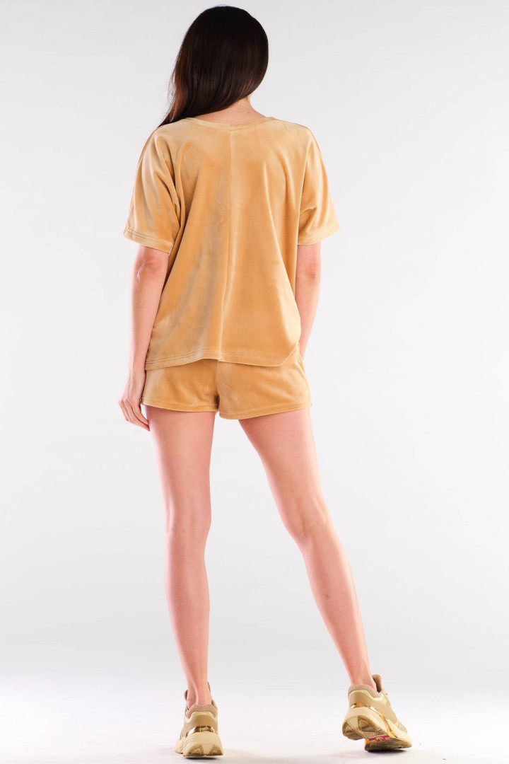 Bluzka A416 - Kolor/wzór: Beż